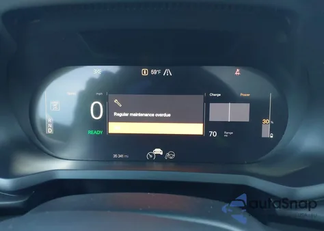 2022 Polestar 2 Long Range Dual Motor z USA, uszkodzony, nr VIN LPSED3KA5NL055690